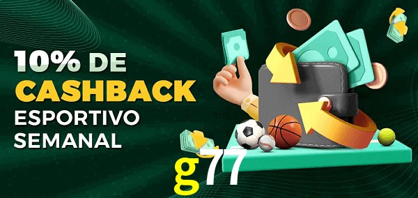 10% de bônus de cashback na g77